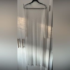 Women’s Pearl and Rhinestone Mesh Coverup